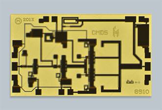 Ka波段通信系統28-32GHz小尺寸8.5 W功率放大器芯片