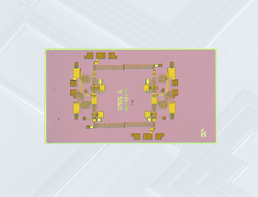 26-35 GHz寬帶平衡驅動器放大器可在高頻率下提供高增益CMD243