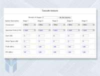 級聯分析計算器使您可以輕松地從數據表到分析