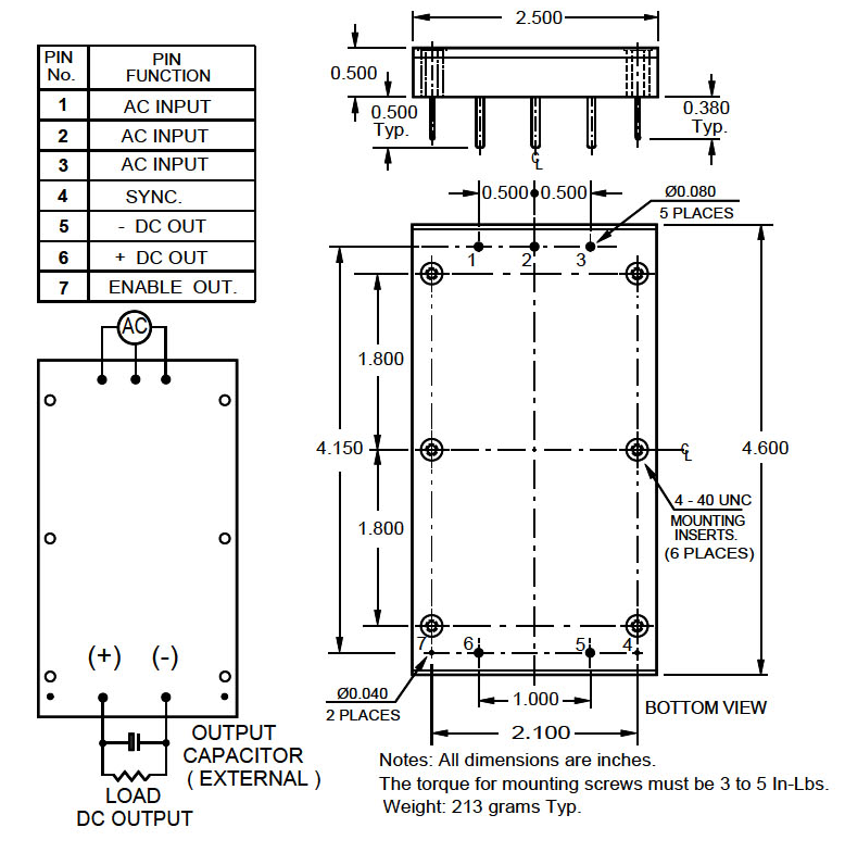 2kw三相交流AC-DC電源模塊帶PFC_美國PICO電源模塊HPHA2