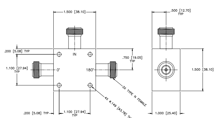 JL-17/NF 3dB混合耦合器MCLI