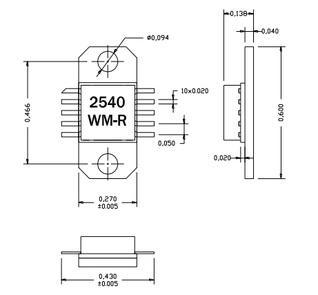 AM254038WM-EM-R放大器AMCOM品牌原裝庫存