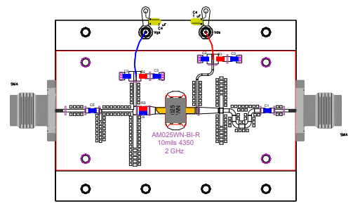 AM025WN-BI-R L/S/C波段寬帶功率放大器