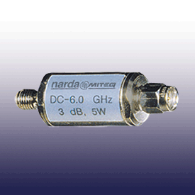AF-SMA-6-5-6  固定衰減器-SMA-DC至6 GHz，5W