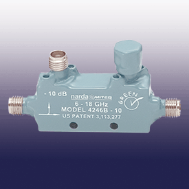 4246B-20  耦合器-SMA（F）0.5 GHz至18 GHz，微型帶狀線（最大平坦+/- 0.5dB）50瓦