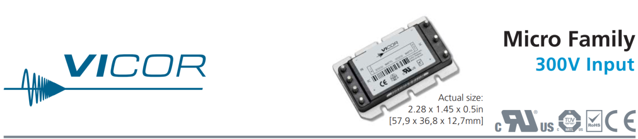 Vicor高壓輸入DC-DC電源模塊替代
