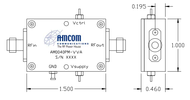 AMCOM可變衰減器 AM0040PM-VVA