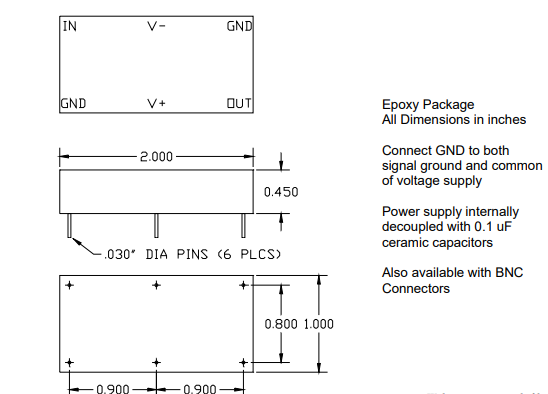 超低頻率陷波濾波器2355-20