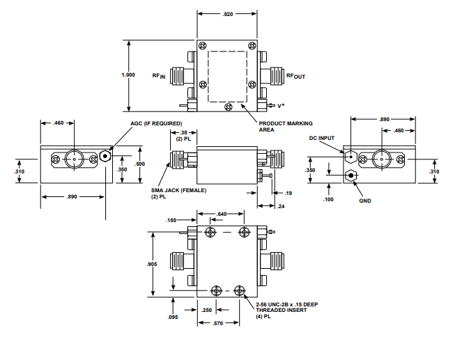 AGC-1053壓控放大器Teledyne防務電子